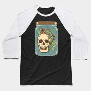 SKULL IN THE JAR Baseball T-Shirt